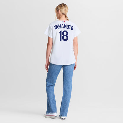 Yoshinobu Yamamoto Los Angeles Dodgers Nike Women's Replica Jersey - White