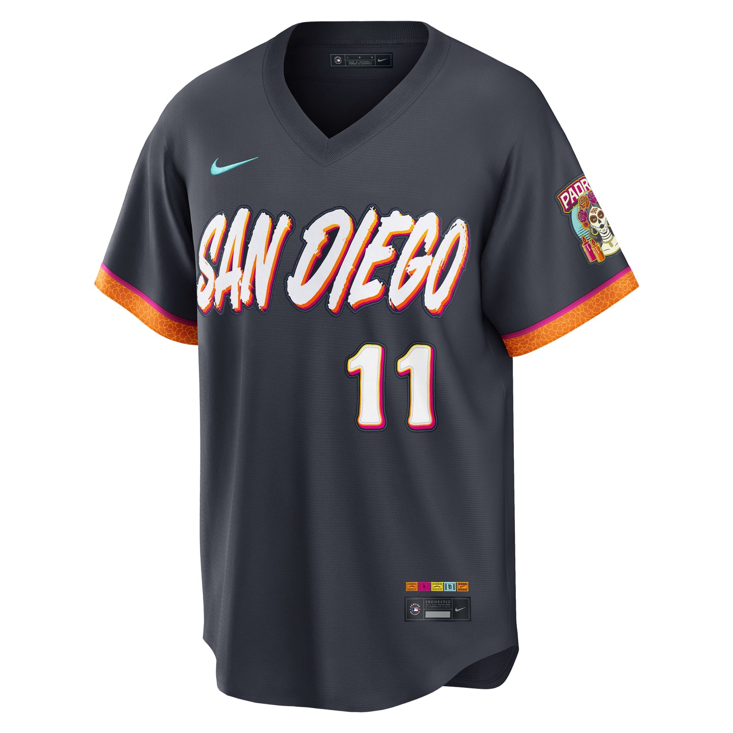 Yu Darvish San Diego Padres Nike 2026 City Connect Stadium Jersey - Obsidian