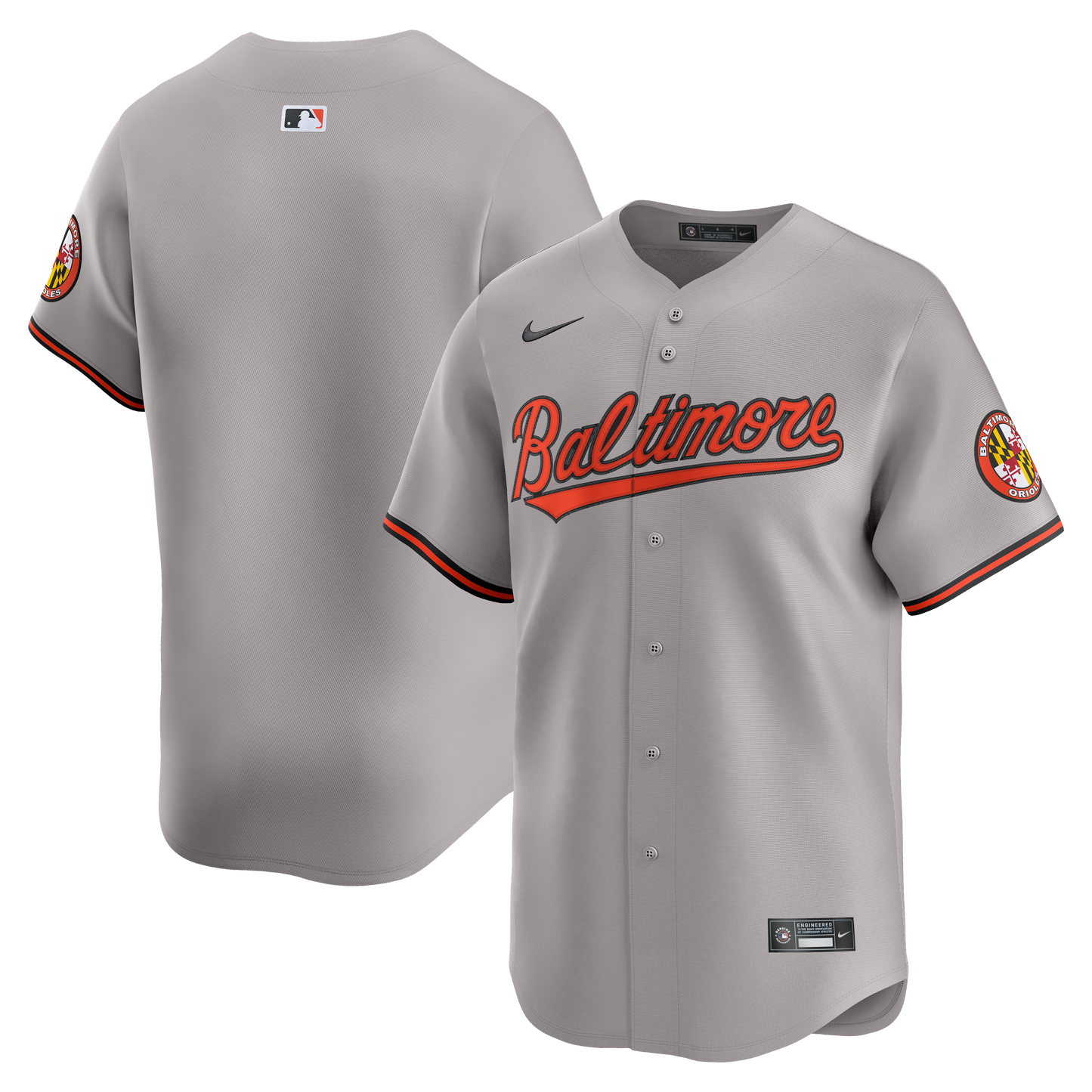 Baltimore Orioles Nike Road Limited Jersey - Gray