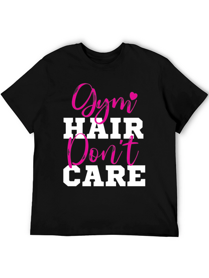 Gym Hair Dont Care Graphic Tee