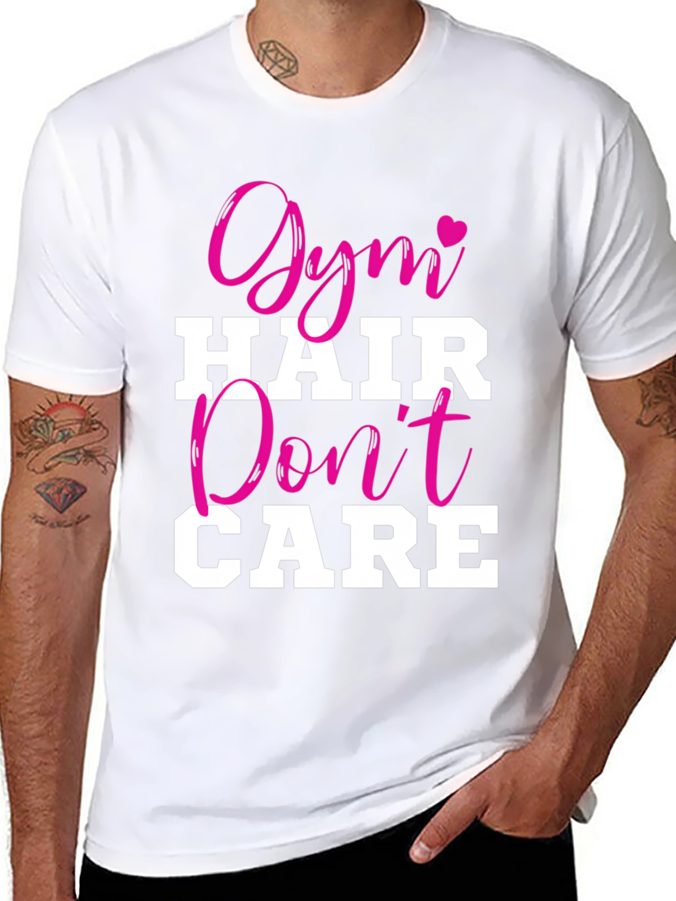 Gym Hair Dont Care Graphic Tee