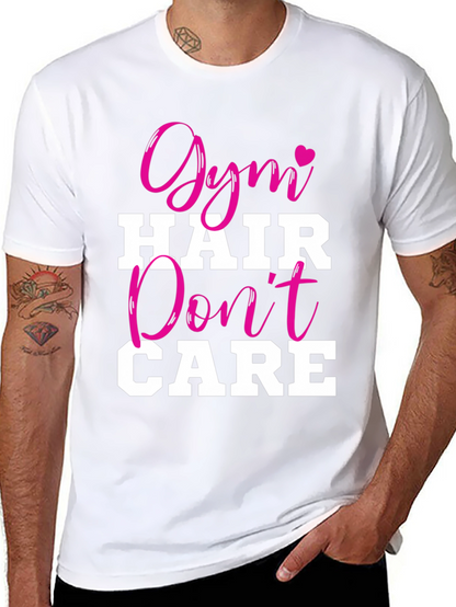 Gym Hair Dont Care Graphic Tee