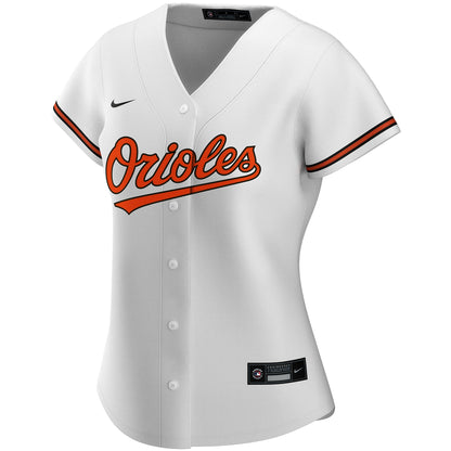 Baltimore Orioles Nike Women's Home Replica Custom Jersey - White