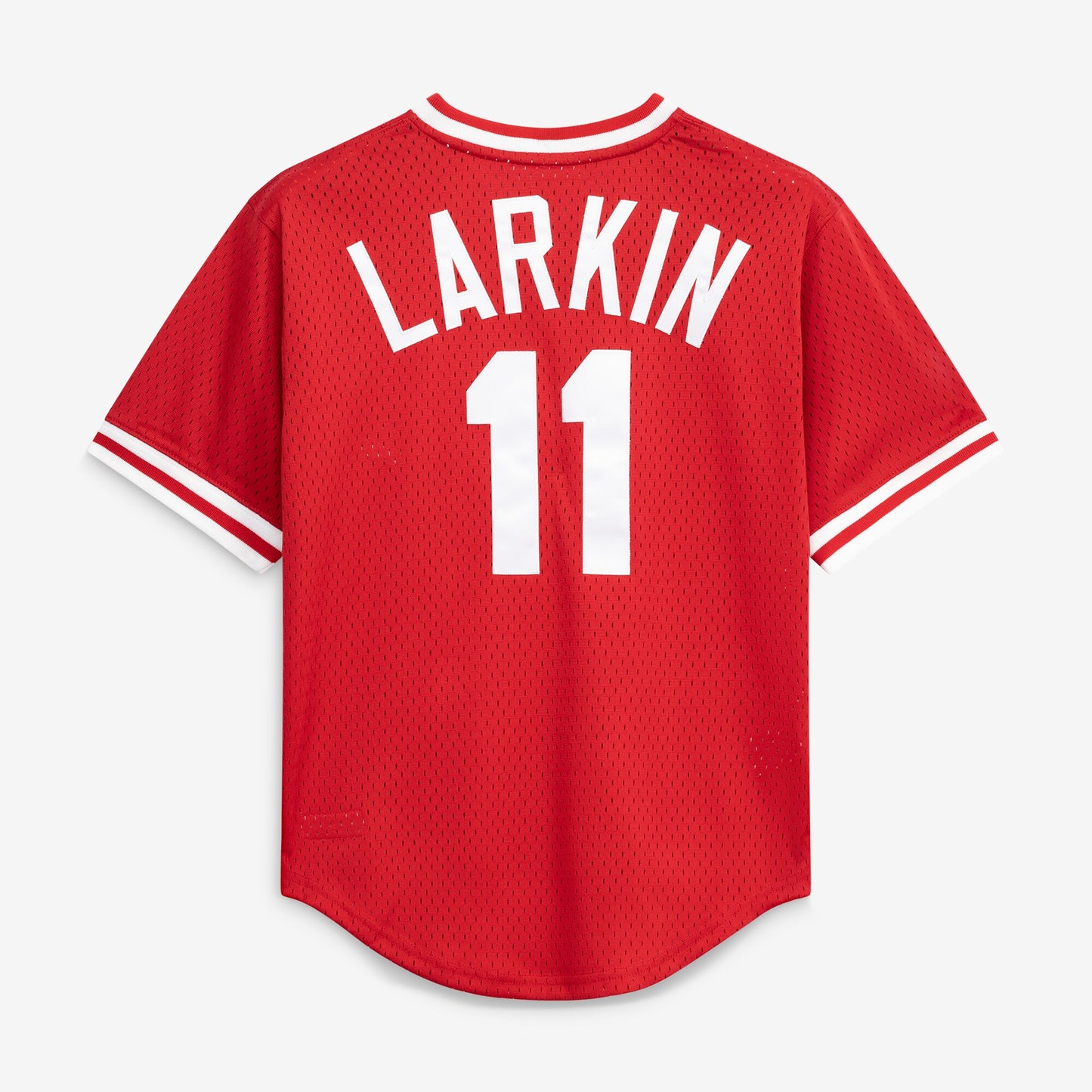 Barry Larkin Cincinnati Reds Mitchell &amp;amp; Ness Authentic Batting Practice Jersey - Red