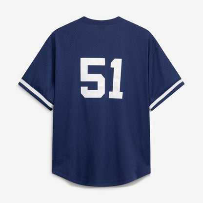 Bernie Williams New York Yankees Mitchell &amp;amp; Ness Authentic Batting Practice Jersey - Navy