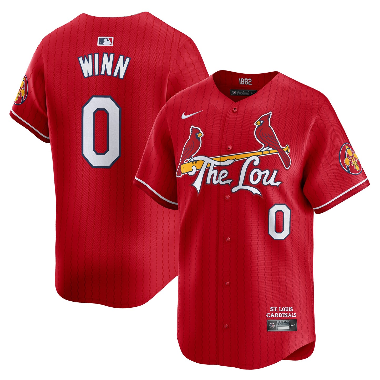 Masyn Winn St. Louis Cardinals Nike City Connect Limited Jersey - Red