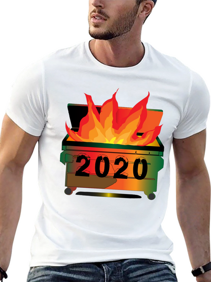 2020 Dumpster Fire T-Shirt - Unisex Black Tee