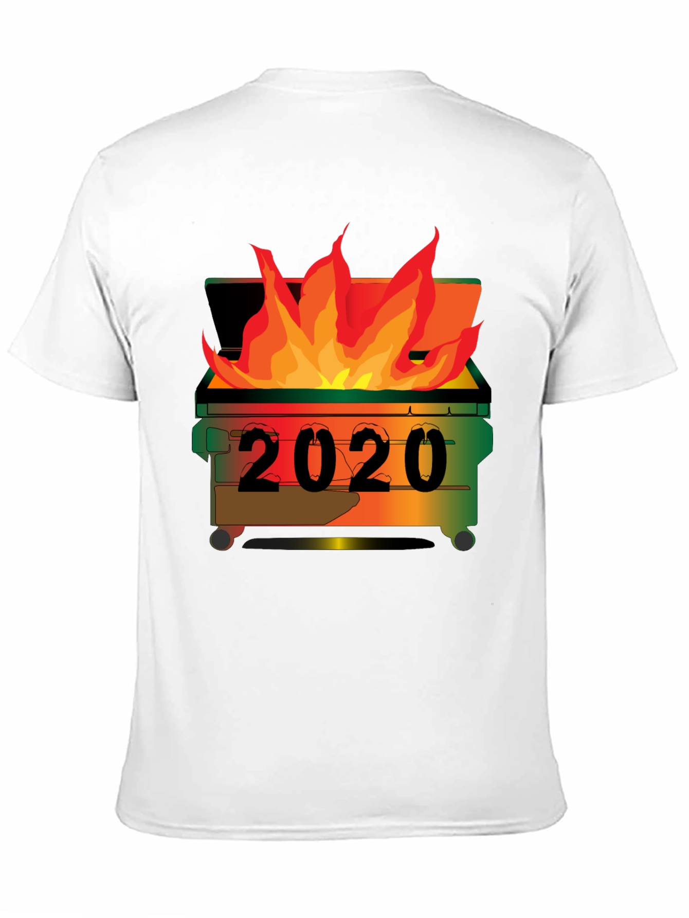 2020 Dumpster Fire T-Shirt - Unisex Black Tee