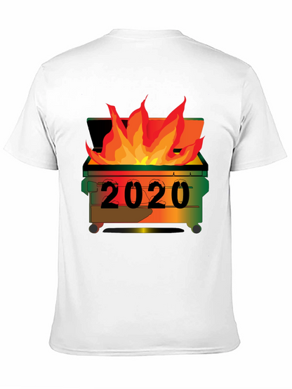 2020 Dumpster Fire T-Shirt - Unisex Black Tee