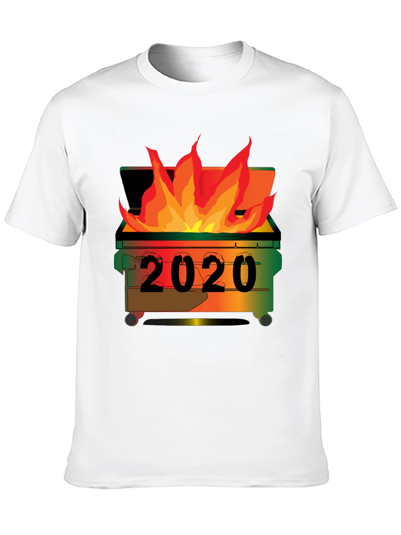 2020 Dumpster Fire T-Shirt - Unisex Black Tee