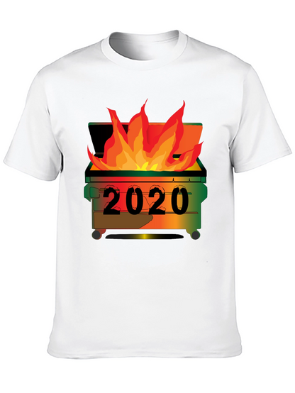 2020 Dumpster Fire T-Shirt - Unisex Black Tee