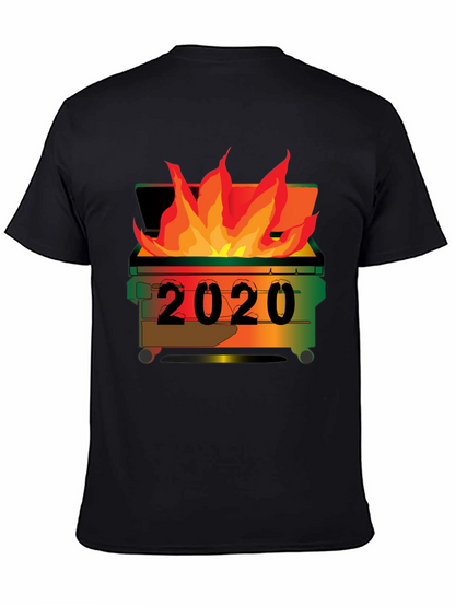 2020 Dumpster Fire T-Shirt - Unisex Black Tee