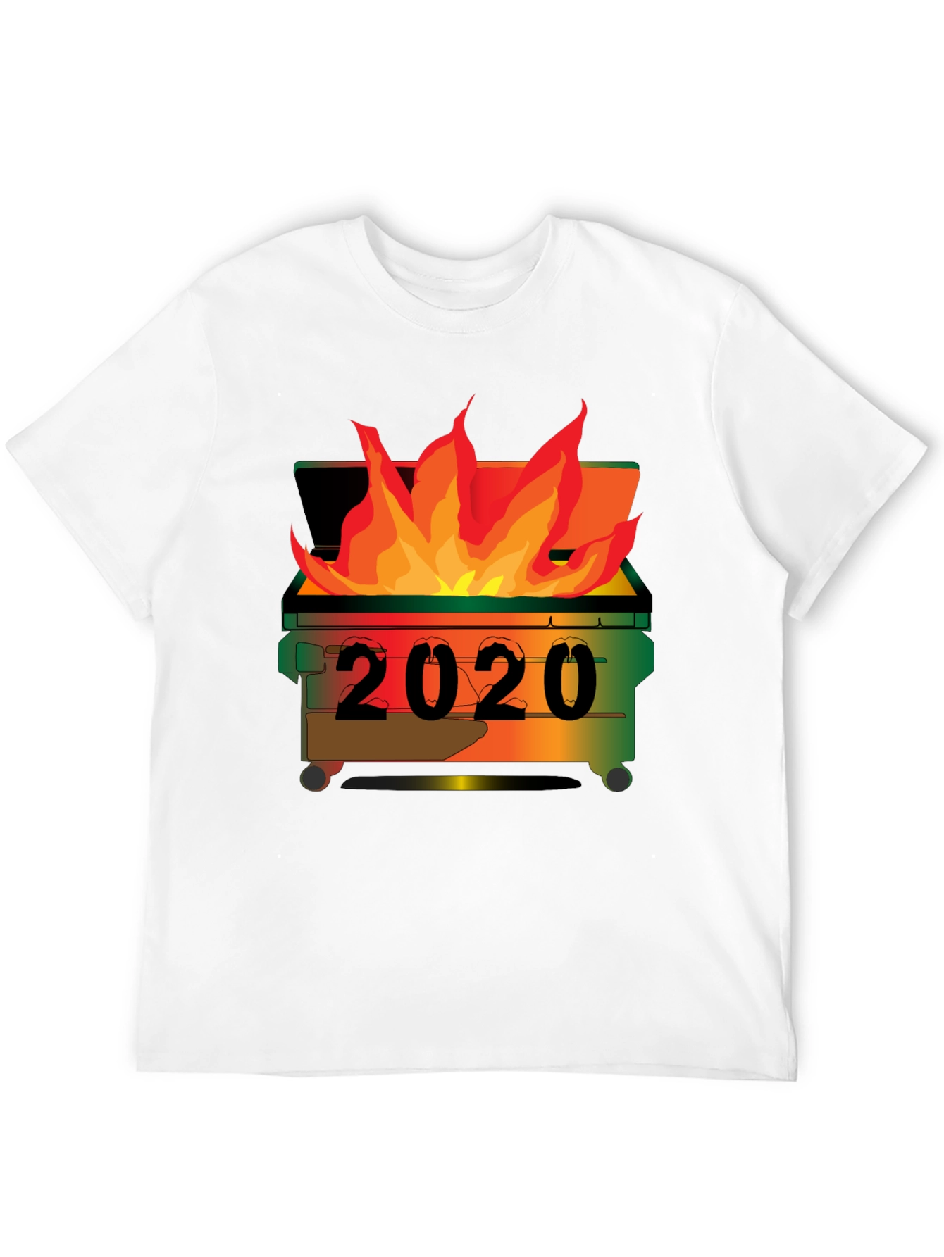 2020 Dumpster Fire T-Shirt - Unisex Black Tee