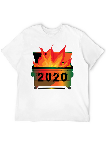 2020 Dumpster Fire T-Shirt - Unisex Black Tee