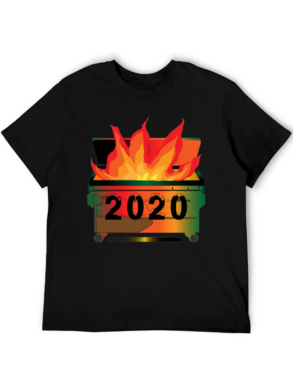 2020 Dumpster Fire T-Shirt - Unisex Black Tee