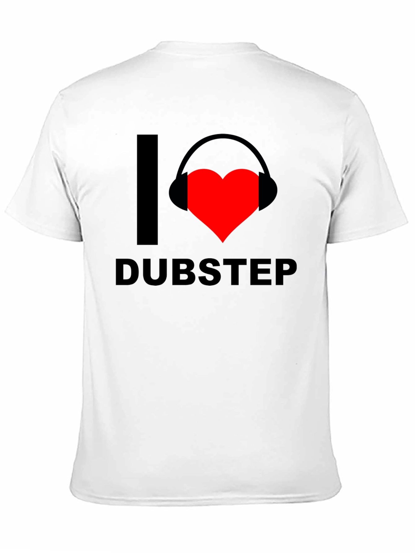 I Heart Dubstep Graphic Tee - Black T-Shirt