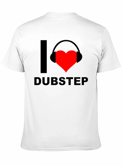 I Heart Dubstep Graphic Tee - Black T-Shirt