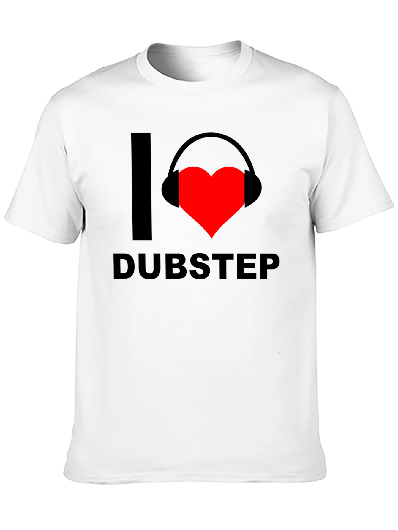 I Heart Dubstep Graphic Tee - Black T-Shirt