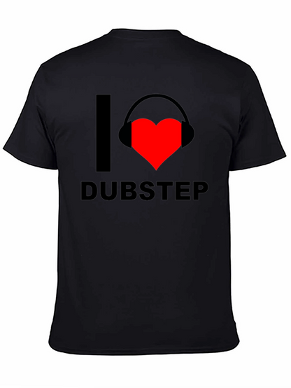 I Heart Dubstep Graphic Tee - Black T-Shirt