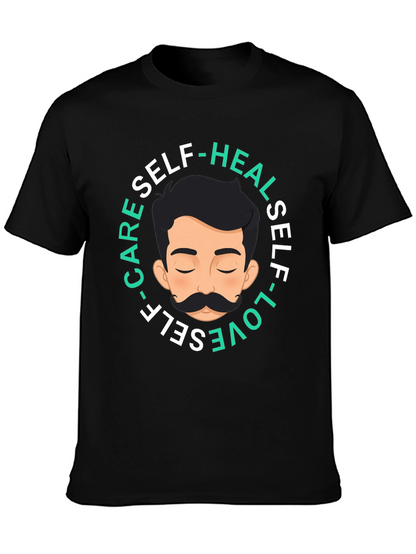 Self-Care Tee: Heal Love Care - Stylish Comfort