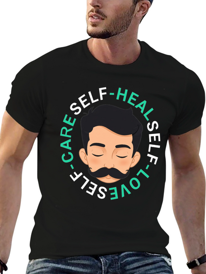 Self-Care Tee: Heal Love Care - Stylish Comfort