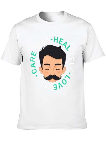 Self-Care Tee: Heal Love Care - Stylish Comfort