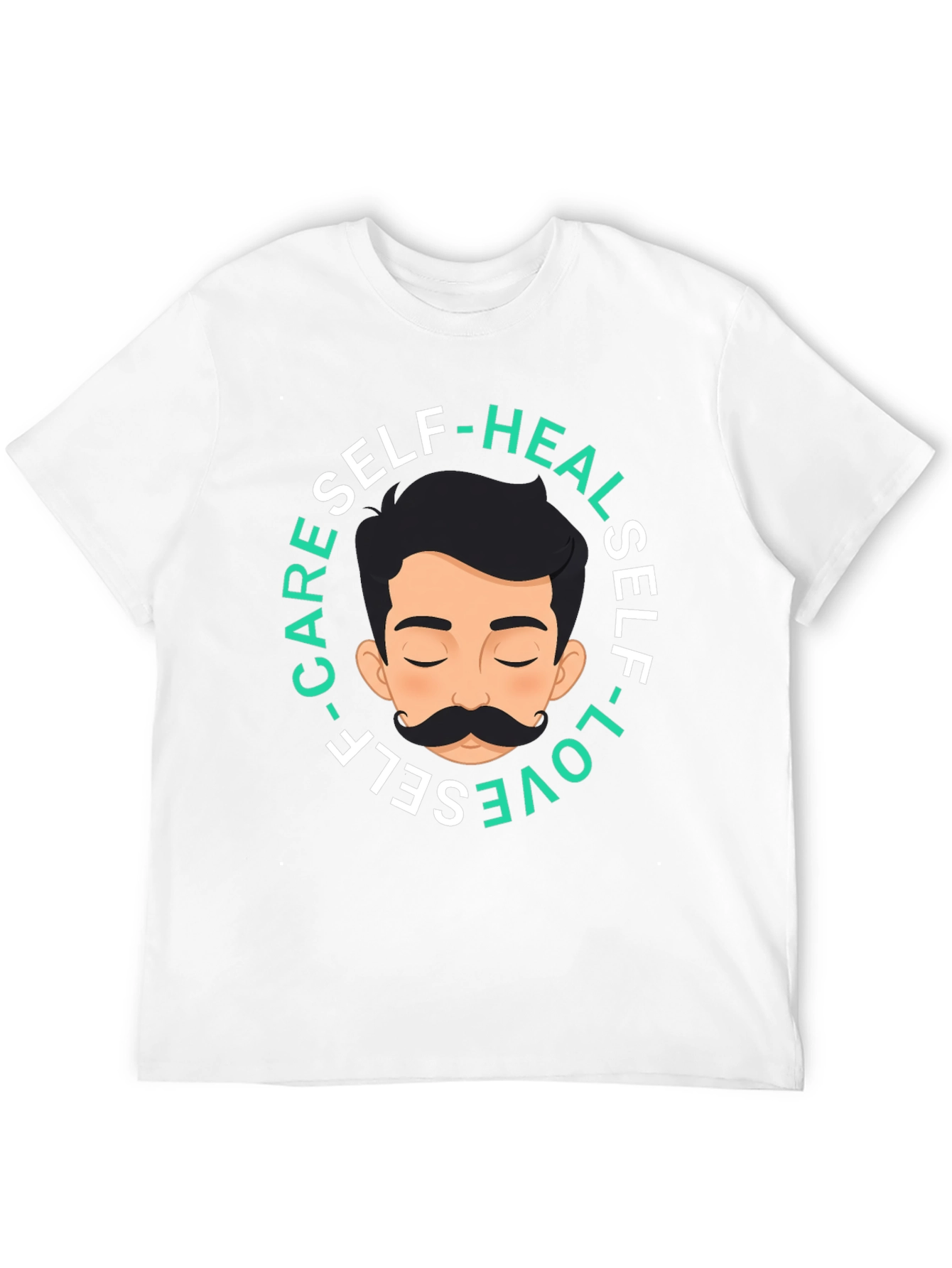Self-Care Tee: Heal Love Care - Stylish Comfort
