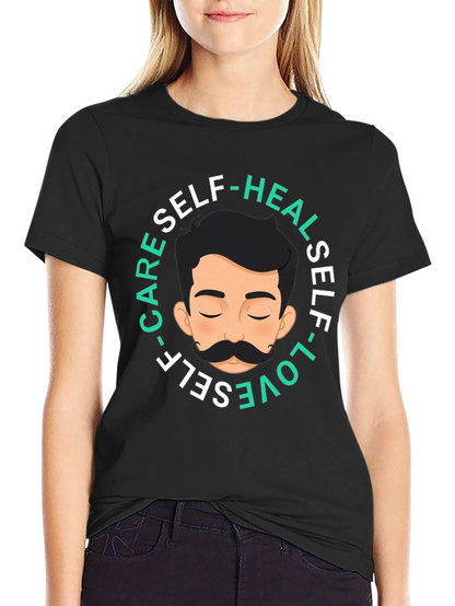 Self-Care Tee: Heal Love Care - Stylish Comfort
