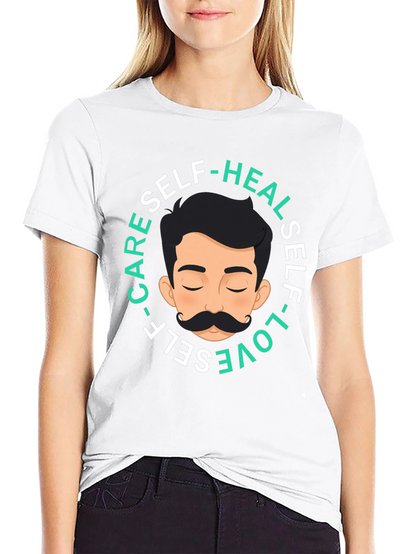 Self-Care Tee: Heal Love Care - Stylish Comfort