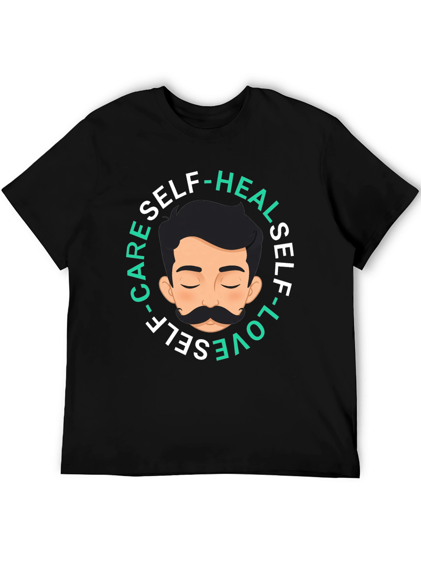 Self-Care Tee: Heal Love Care - Stylish Comfort