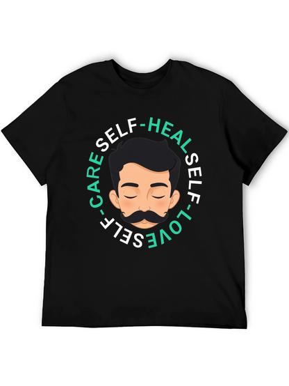 Self-Care Tee: Heal Love Care - Stylish Comfort