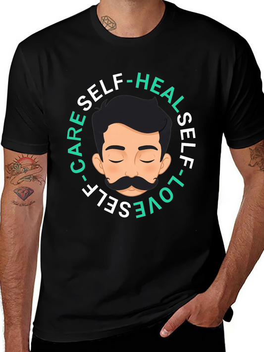 Self-Care Tee: Heal Love Care - Stylish Comfort