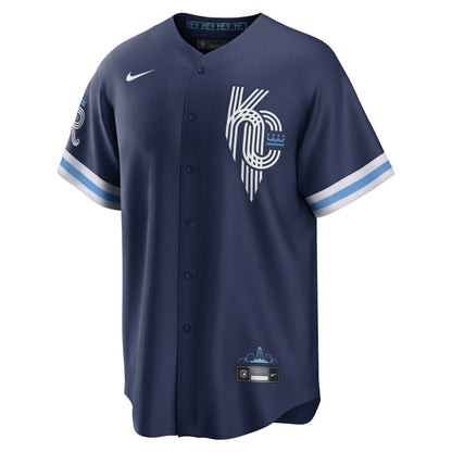 Bo Jackson Kansas City Royals Nike City Connect Replica Player Jersey - Navy