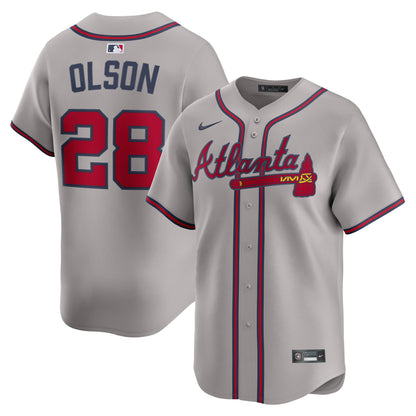 Matt Olson Atlanta Braves Nike Road Limited Player Jersey - Gray