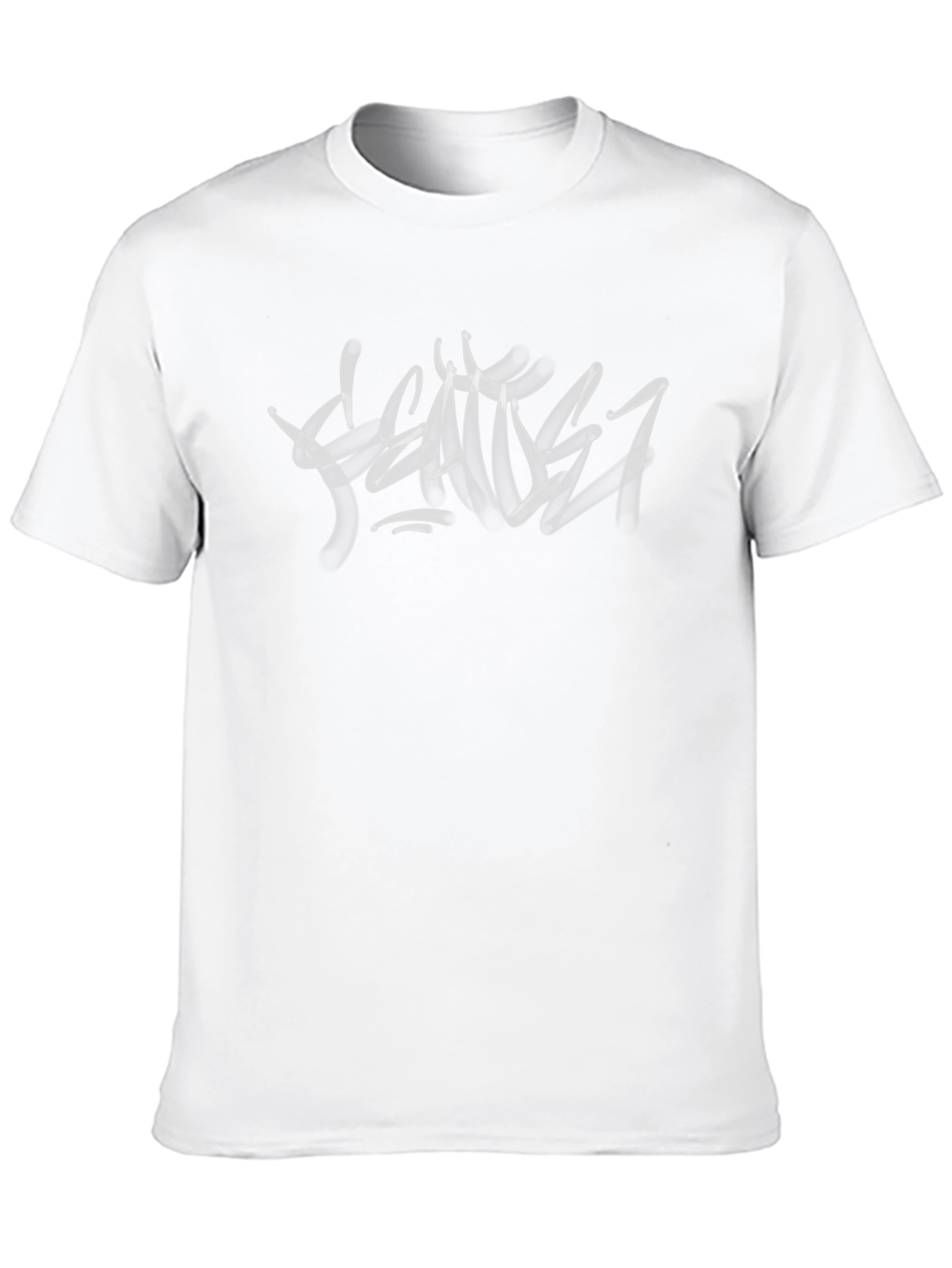 Modern Smoke Art Black T-Shirt