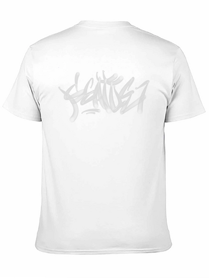 Modern Smoke Art Black T-Shirt