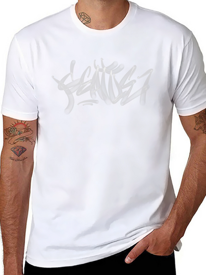 Modern Smoke Art Black T-Shirt