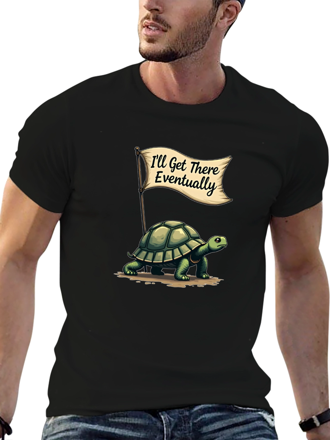 Funny Turtle T-Shirt - Ill Get There Eventually