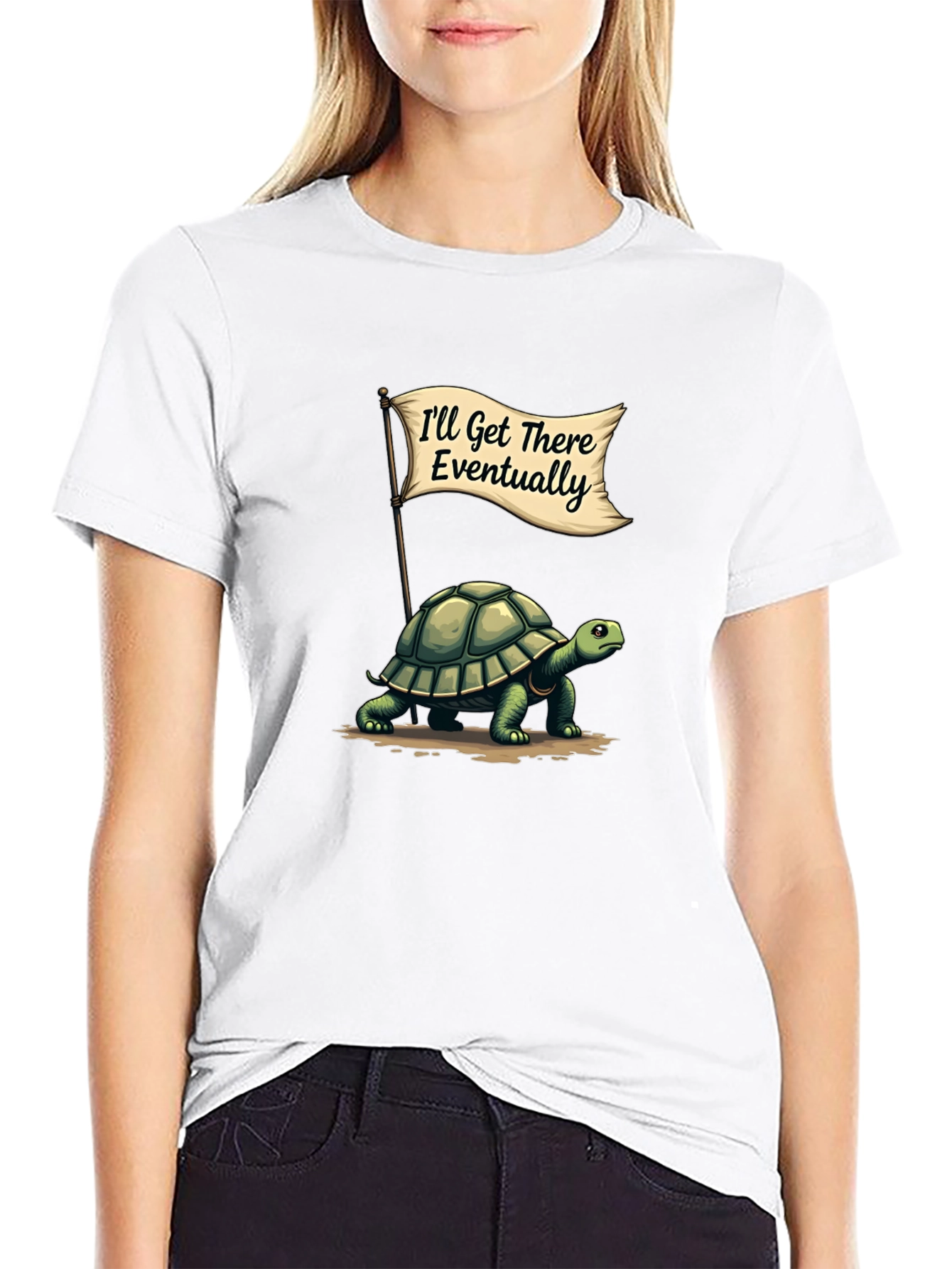 Funny Turtle T-Shirt - Ill Get There Eventually