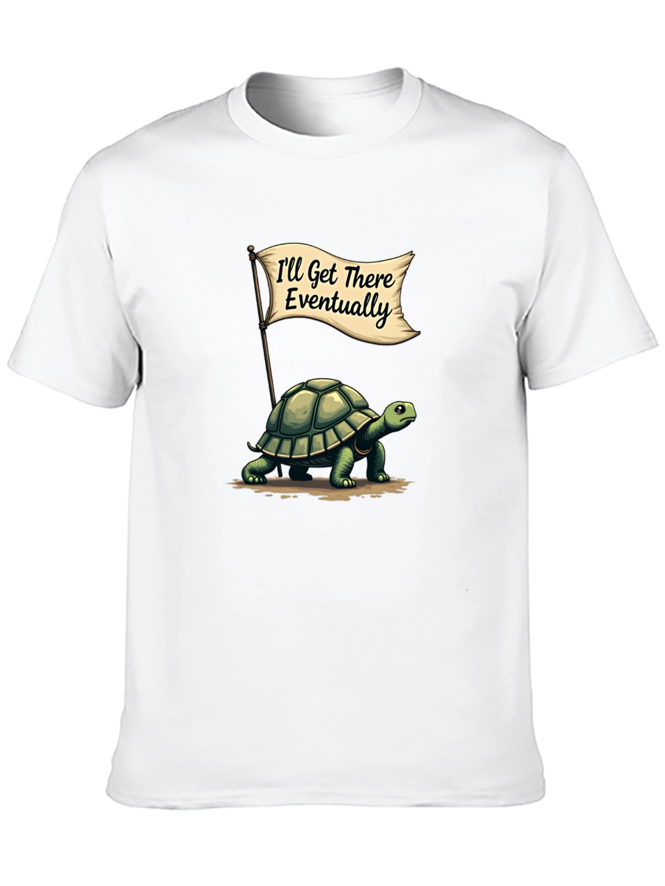Funny Turtle T-Shirt - Ill Get There Eventually