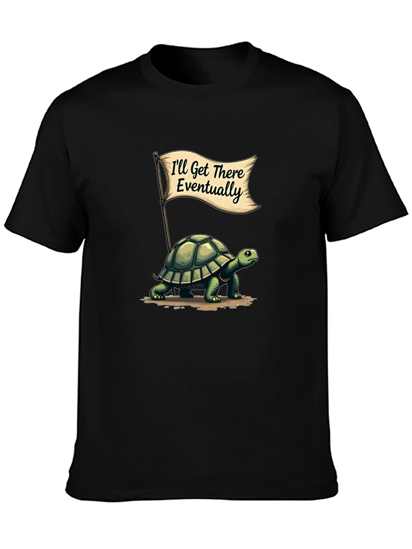 Funny Turtle T-Shirt - Ill Get There Eventually
