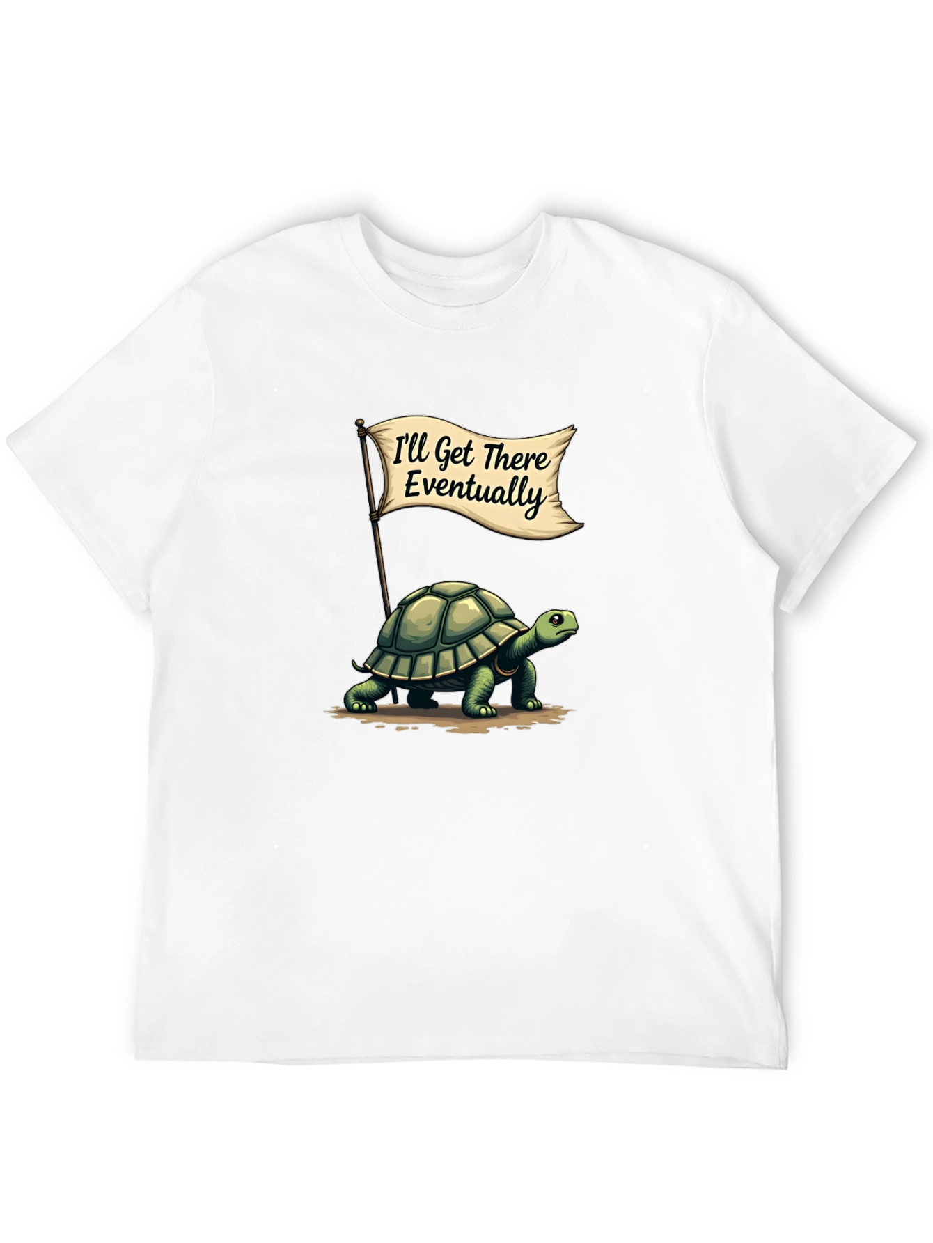 Funny Turtle T-Shirt - Ill Get There Eventually