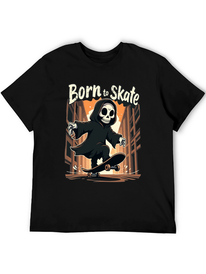 Born to Skate Grim Reaper T-Shirt