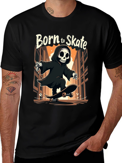 Born to Skate Grim Reaper T-Shirt