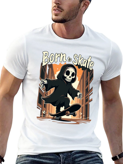 Born to Skate Grim Reaper T-Shirt