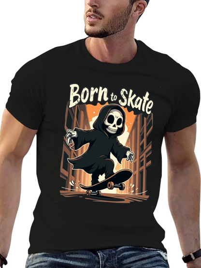 Born to Skate Grim Reaper T-Shirt