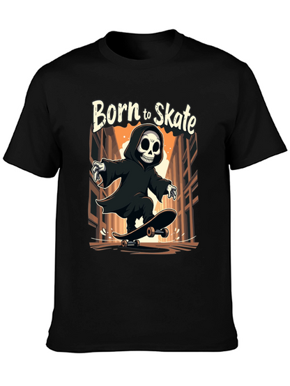 Born to Skate Grim Reaper T-Shirt