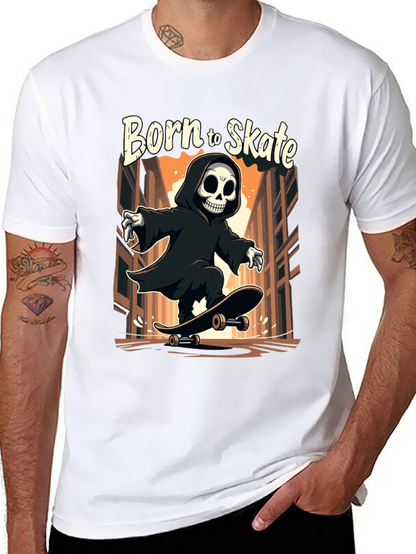 Born to Skate Grim Reaper T-Shirt