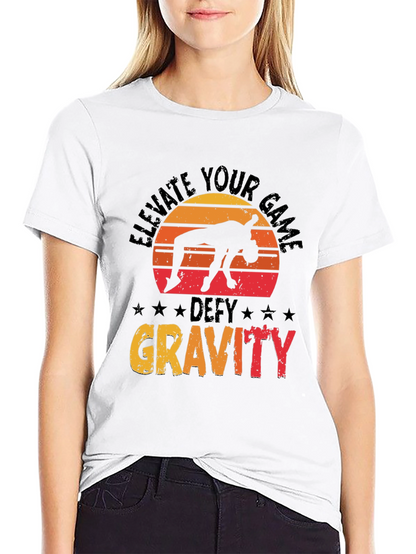 Elevate Your Game Defy Gravity Tee