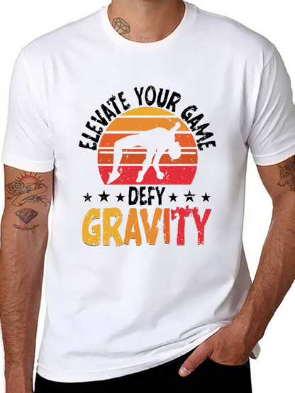 Elevate Your Game Defy Gravity Tee